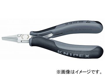 クニペックス/KNIPEX エレクトロニクスプライヤー 品番：3512-115ESD JAN：4003773024835