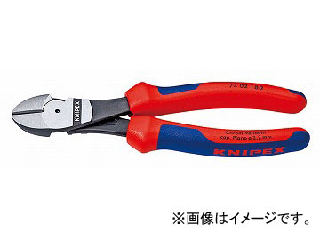 クニペックス/KNIPEX 強力型斜ニッパー 硬線用 品番：7402-200 JAN：4003773011934
