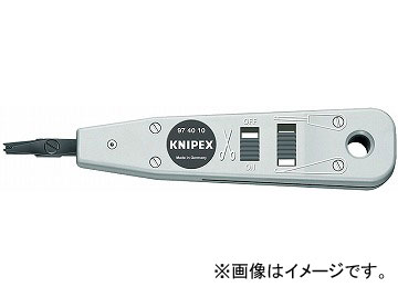 クニペックス/KNIPEX LSA-PLUS端子用インサートツール 品番：9740-10 JAN：4003773044895