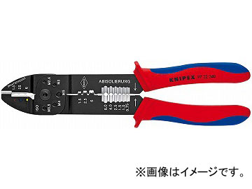 クニペックス/KNIPEX クリンピングプライヤー 品番：9722-240 JAN：4003773070733