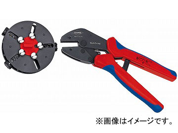 クニペックス/KNIPEX マルチクリンプ マガジン式圧着工具 品番：9733-01 JAN：4003773066927