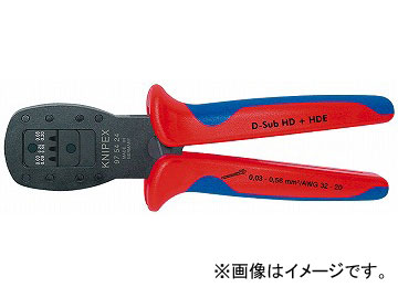 クニペックス/KNIPEX 平行圧着ペンチ 品番：9754-24 JAN：4003773060215