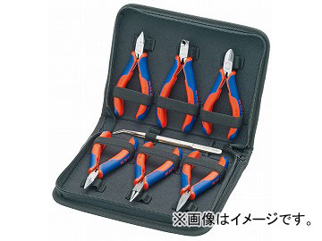 クニペックス/KNIPEX エレクトロニクスプライヤーセット 品番：002016 JAN：4003773022619