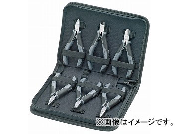 クニペックス/KNIPEX エレクトロニクスプライヤーセット 品番:002017 JAN:4003773031222