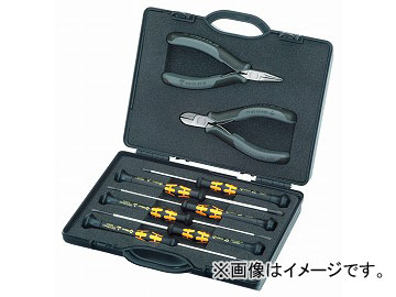 クニペックス/KNIPEX エレクトロニクスプライヤーセット 品番：002018ESD JAN：4003773051848 32,358円