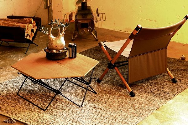 HangOut】アーチテーブル ウッドトップ FRT-7030WD Hang Out FRT Arch