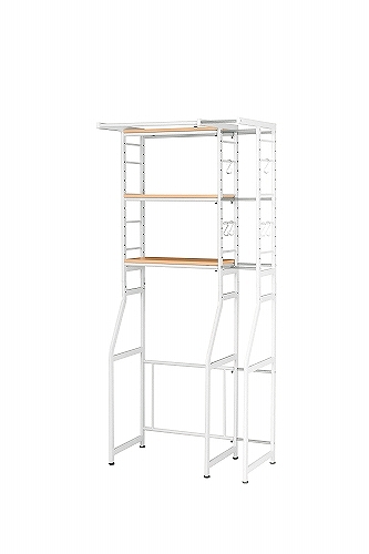 弘益 伸縮ラック ナチュラル STR-5018(NA)の通販は