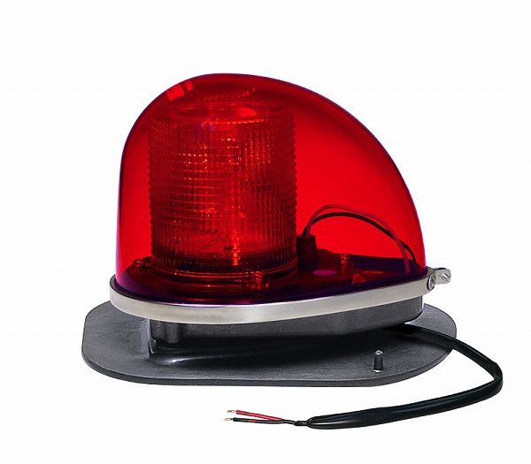 小糸製作所/KOITO LED赤色丸型警光灯 12V/24V 2N型 ゴムマグネットタイプ DL2NR