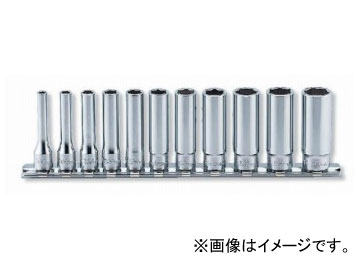 コーケン/Koken 1/4”（6.35mm） 6角ディープソケット レールセット 11ヶ組 RS2300M/11 16,214円