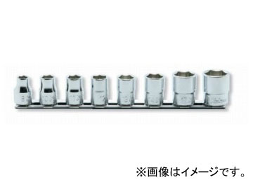 コーケン/Koken 3/8”（9.5mm） 12角ソケット レールセット 8ヶ組 RS3405M/8