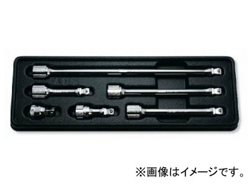 コーケン/Koken 3/8”（9.5mm） オフセットエクステンションバーセット 6ヶ組 PK3763/6