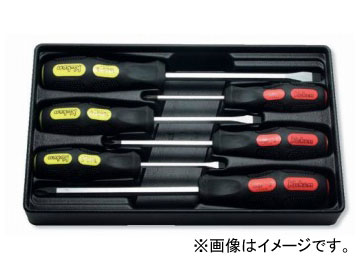 コーケン/Koken 貫通ドライバーセット 6ヶ組 PK166PS/6