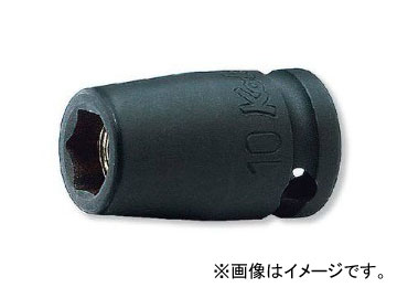 コーケン/Koken 3/8”（9.5mm） 6角ソケット（マグネット付） 13400MG-17