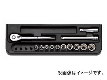 KTC 6.3sq.ソケットレンチセット［13点］ TB210