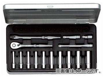 KTC 6.3sq.ディープソケットレンチセット［15点］ TB2L10の通販は