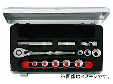 KTC 9.5sq.ソケットレンチセット［12点］ TB308BXの通販は