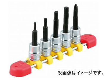 KTC 6.3sq.ヘキサゴンビットソケットセット［5コ組］ TBT205H
