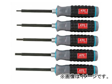 KTC 樹脂柄ヘキサゴンドライバセット［5本組］ TD1H5