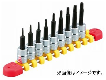 KTC 6.3sq.T型トルクスビットソケットセット［9コ組］ TBT209Tの通販は 8,966円