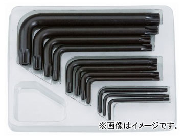 KTC T型いじり止めトルクスLハンドルレンチセット［11本組］ LTXH11