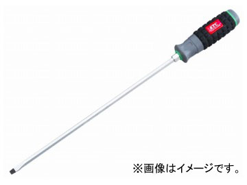 KTC 樹脂柄ドライバロング軸 マイナス貫通タイプ D1M2-830