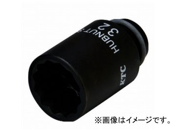 KTC 12.7sq.インパクトレンチ用ハブナットソケット AS308-32W
