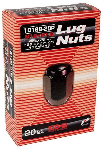 協永製造/KYO-EI ラグナット 黒いこと M12×P1.5 入数：1仕かける(20個) 101SB-20P