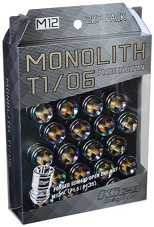 協永産業/KYO-EI モノリス ナットセットT1/06 ネオクロ M12×P1.25 入