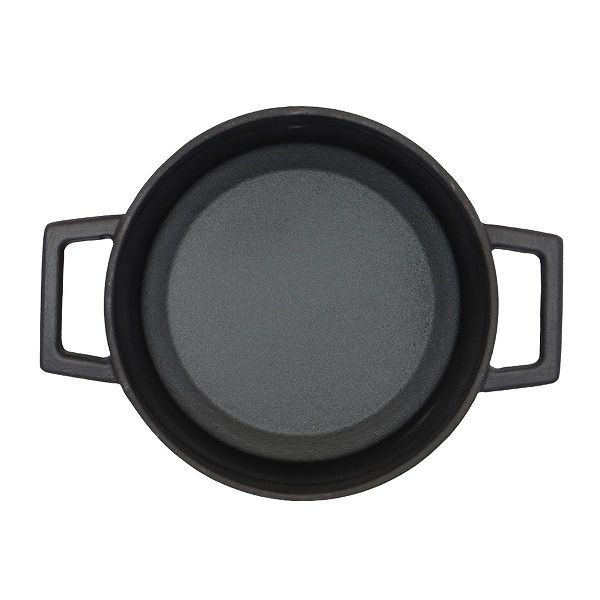 LAVA ラウンドキャセロール マットブラック 18cm LV0003