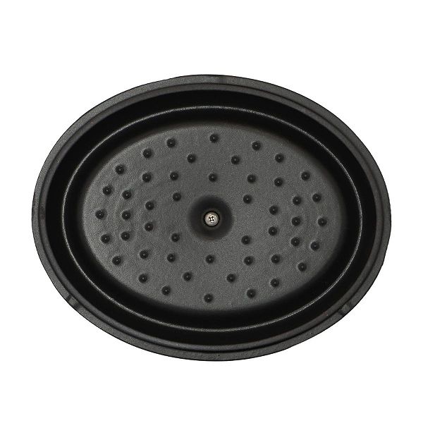 LAVA ③オーバルキャセロール25cm シャイニーブラック LAVA ①オーバル