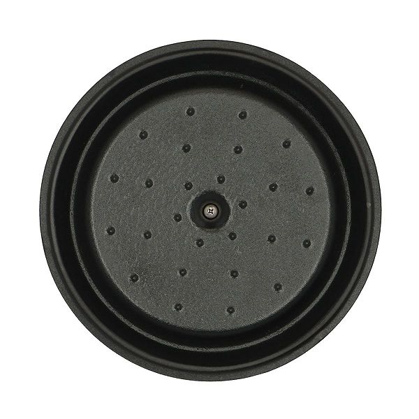 LAVA ラヴァ ラウンドキャセロール 24cm マットブラック ☆ シャイニー