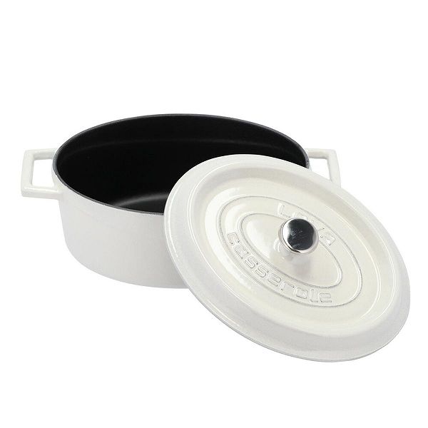 LAVA オーバルキャセロール マジョリカホワイト 25cm LV0105の通販は