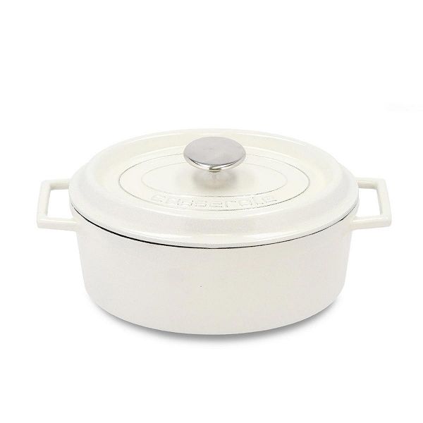 オーバルキャセロールマジョリカホワイト 新品！LAVA オーバルキャセロール 27cm Majolica White - メルカリ