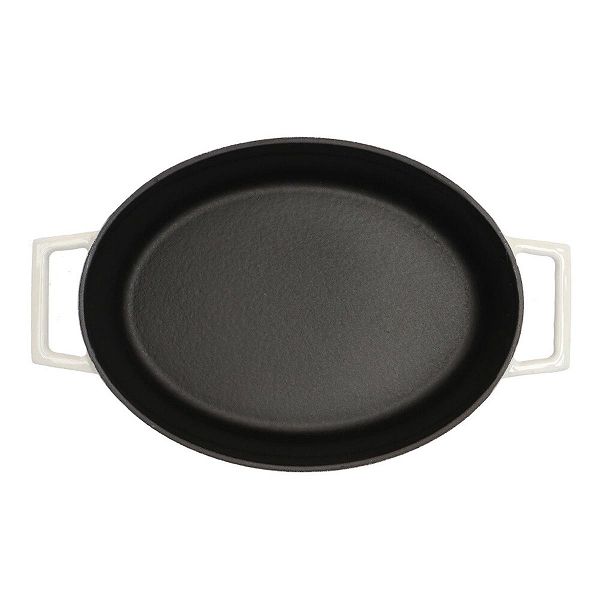 LAVA オーバルキャセロール 33cm マジョリカホワイト MAJOLICA WHITE