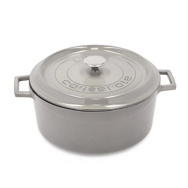 LAVA ラウンドキャセロール マジョリカグレイ20