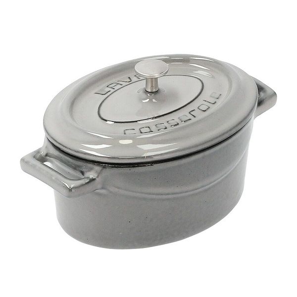 オーバルキャセロールマジョリカホワイト　未使用　新品 オーバルキャセロールマジョリカホワイト 未使用 新品