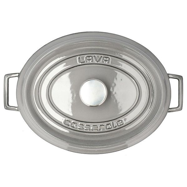 LAVA オーバルキャセロール 33cm マジョリカホワイト MAJOLICA WHITE