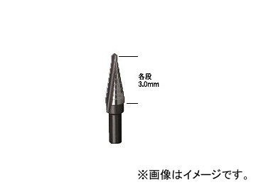 ライト精機 ステップビット ST-1 4〜12mm 全長（mm）：70 JAN：4990052024016 4,679円