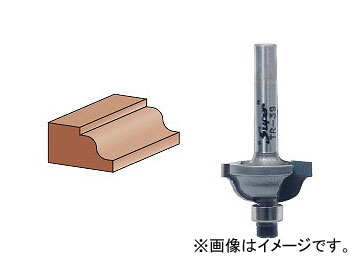 ライト精機 ヒョウタン面(コロ付) TR-12 トリマ用(6mm軸) 3分 全長（mm）：42 幅（mm）：26 有効長（mm）：12 JAN：4990052001727