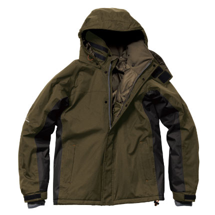 マック(Makku) レインウェア サーモセイバー防水防寒スーツIII オリーブグリーン 選べる5サイズ AS-3150