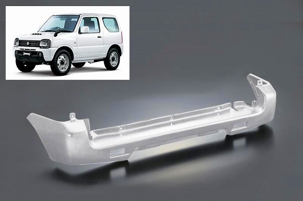 モーターファーム/Motor Farm ウレタンバンパー リア スズキ ジムニー JB23 スペリアホワイト(26U) UBR23-26U