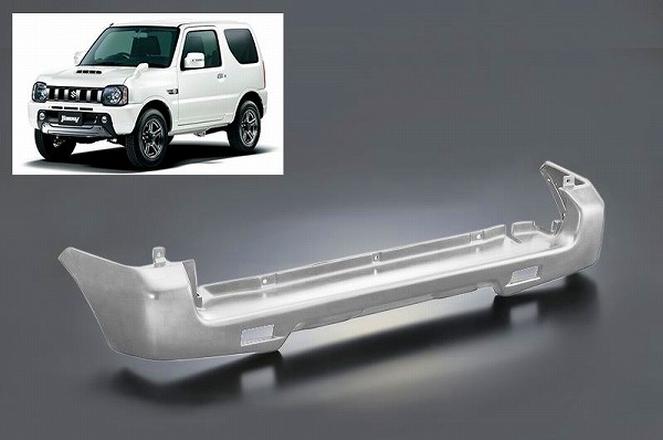 Motor Farm (モーターファーム) ウレタンバンパー R用/JB64 ミディアムグレー/ZVL SUZUKI ジムニー ＪＢ64 UBR-JB64-ZVL モーターファーム&frasl;Motor Farm ウレタンバンパー リア スズキ ジムニー