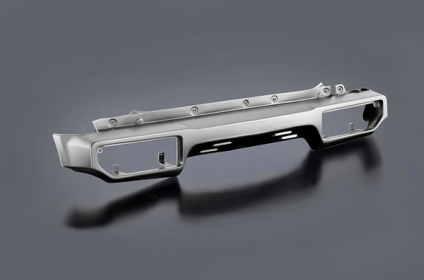 モーターファーム/Motor Farm ウレタンバンパー リア スズキ ジムニー シルキーシルバーメタリック(Z2S) 穴開け加工無し UBR-JB64-Z2S