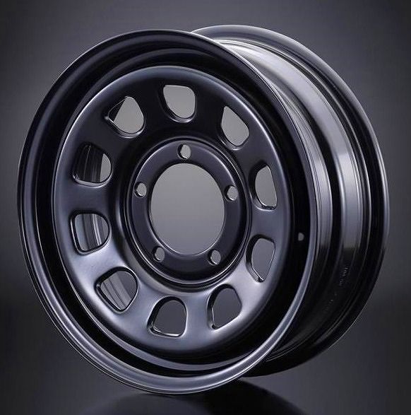 モーターファーム/Motor Farm DAYTONA ホイール ブラック 16インチ×5.5J ＋20 5H139.7 ジムニー 入数：1台分(4本) DBK-P×4
