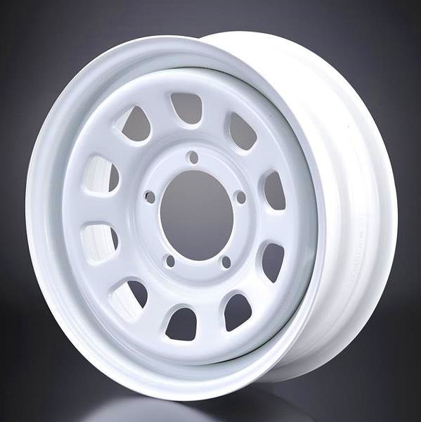 モーターファーム/Motor Farm DAYTONA ホイール ホワイト 16インチ×5.5J ＋20 5H139.7 ジムニー 入数：1台分(4本) DWH-P×4