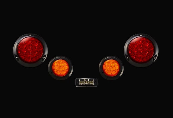 モーターファーム/Motor Farm 煌LEDテールランプセット ブラックリング Lサイズ ジムニー KTLSLB