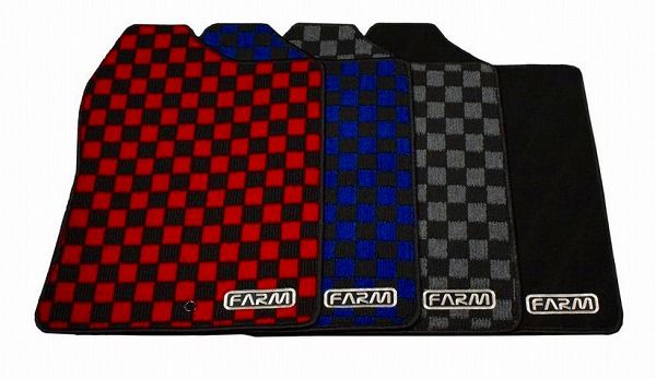 モーターファーム/Motor Farm フロアマット スズキ ジムニー JB23/33/43 MT車 ブラック FM23-MBK