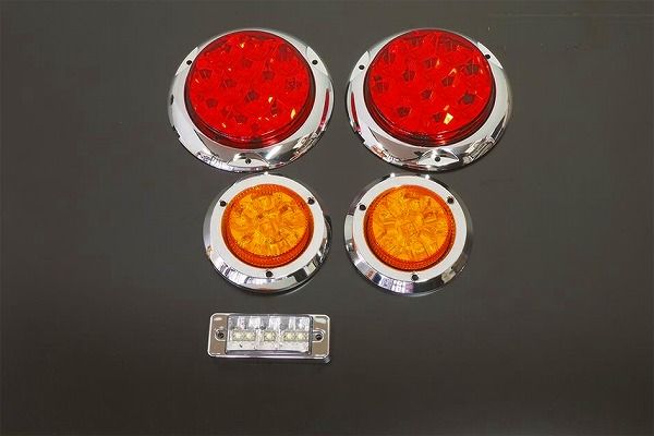 モーターファーム/Motor Farm LEDテールランプセット メッキリング ジムニー TLSL