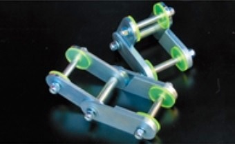 モーターファーム/Motor Farm 中折れシャックル リア スズキ ジムニー JA11/SJ30 ウレタン付 ビン間：100-90 UNOS-10090-Rの通販は 20,460円