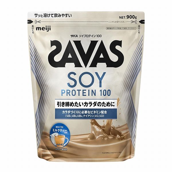 ザバス(SAVAS) ソイプロテイン100 900g ミルクティー風味 2632089の通販は 5,247円